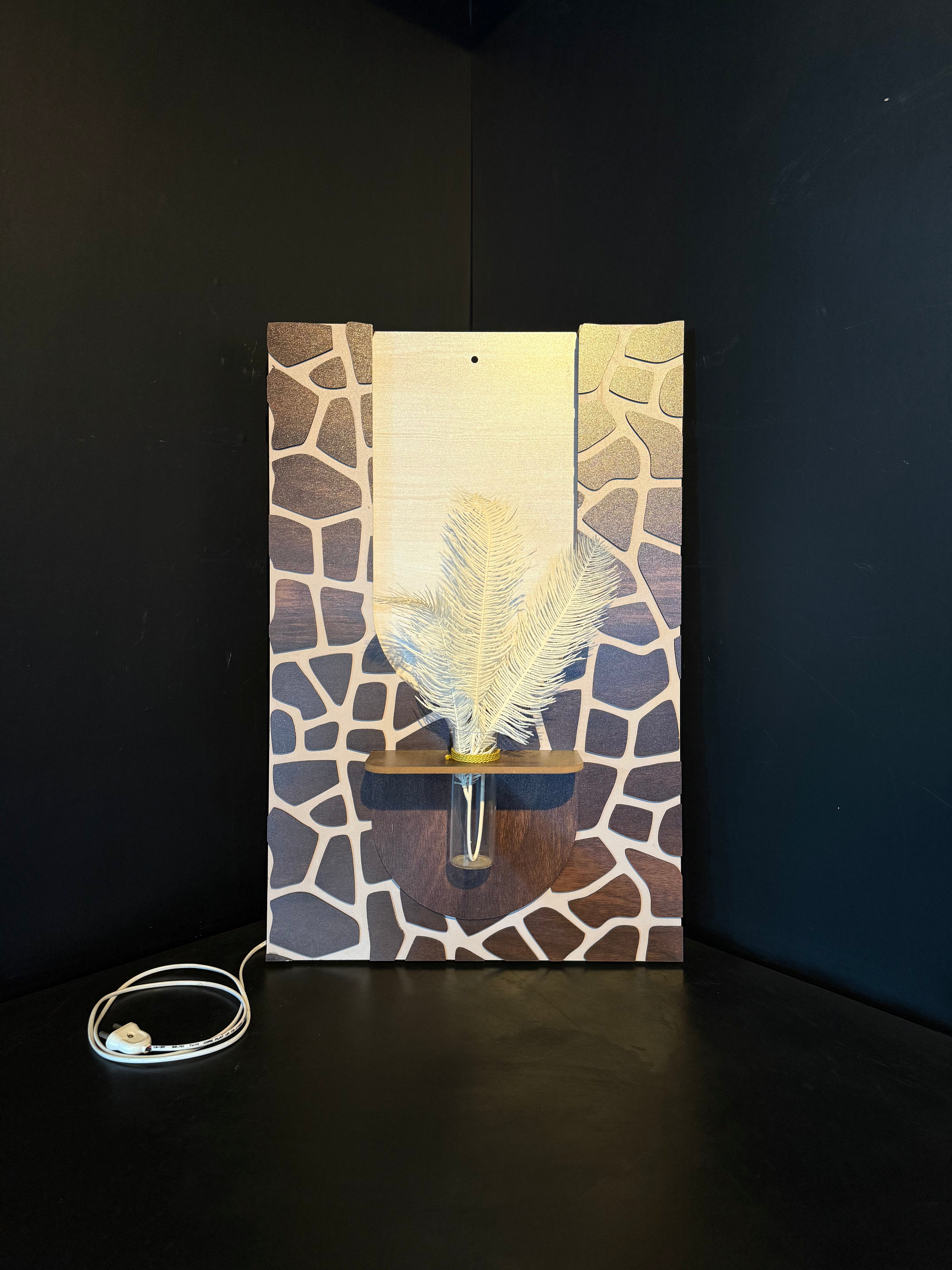 STONE LEAF WALL ART