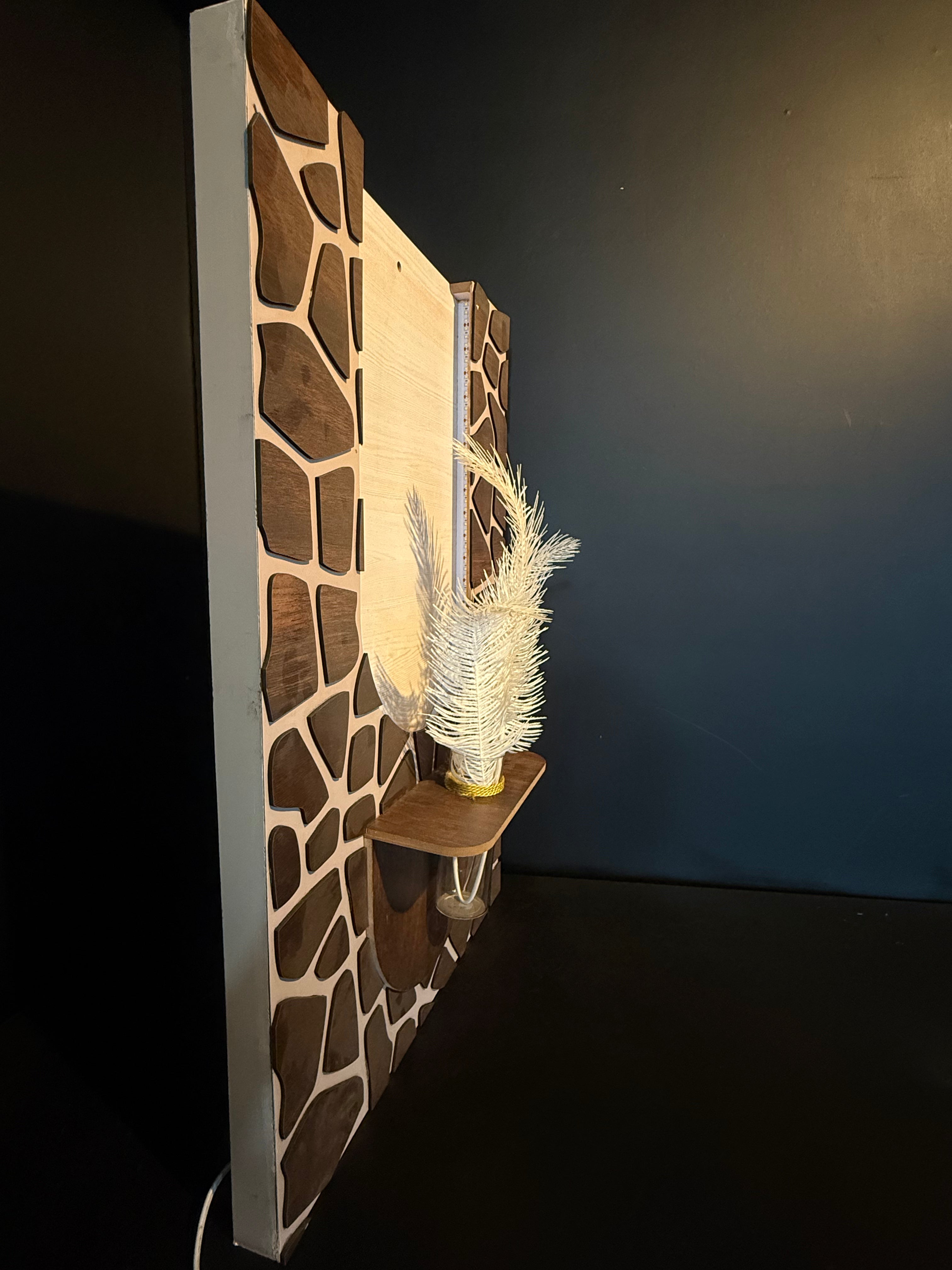 STONE LEAF WALL ART